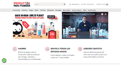 Desktop Screenshot of productosparafumigar.com